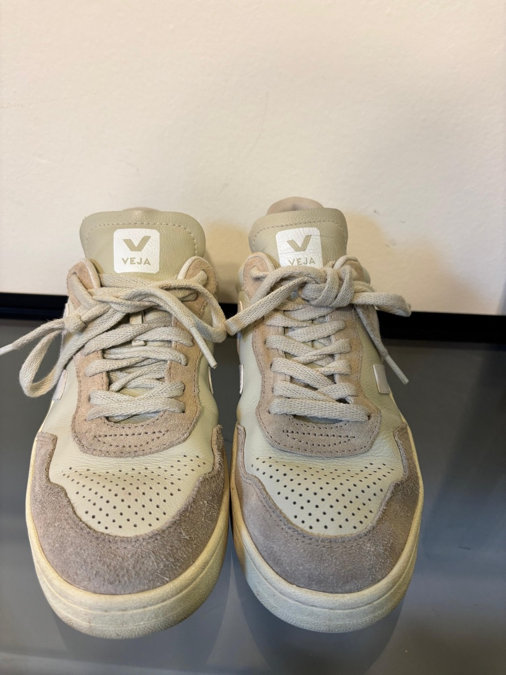 Veja Women’s Sneakers in Beige and Taupe